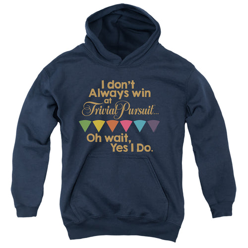 Trivial Pursuit I Don't Always Win Youth Hoodie