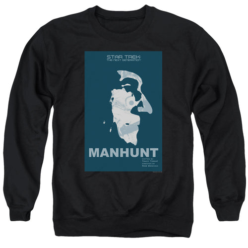 Star Trek Manhunt Black Crewneck Sweatshirt