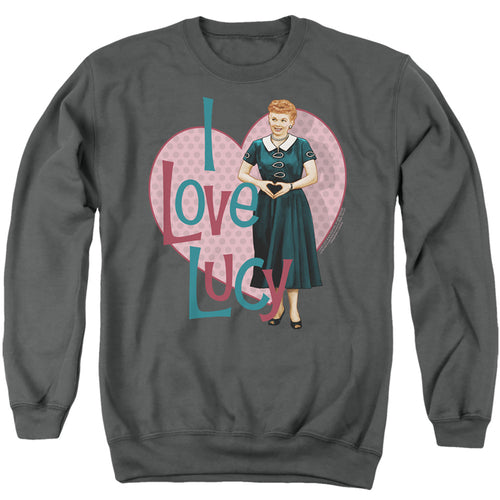 I Love Lucy Heart You Crewneck Sweatshirt