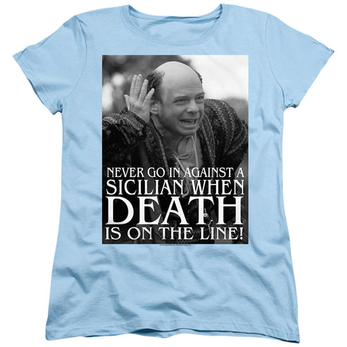 The Princess Bride Sicilian Light Blue Womens T-Shirt