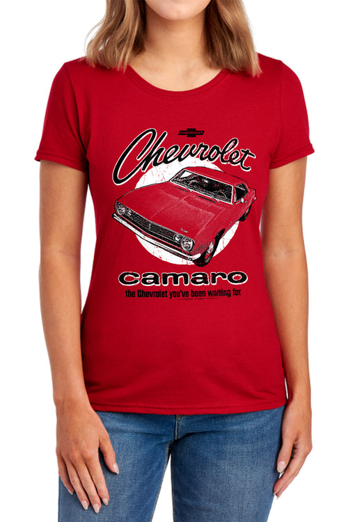 Chevy Retro Camaro Womens T-Shirt