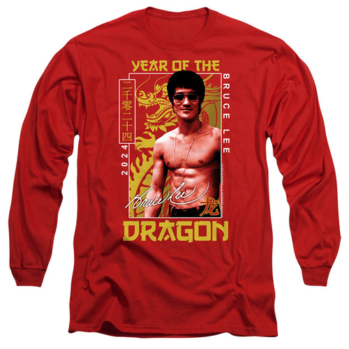 Bruce Lee Framed Year of the Dragon Long Sleeve T-Shirt