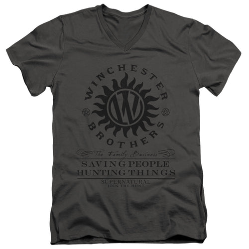 Supernatural Winchester Anti-Possession Symbol V-Neck T-Shirt