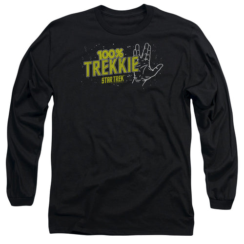 Star Trek 100 Percent Trekkie Long Sleeve T-Shirt