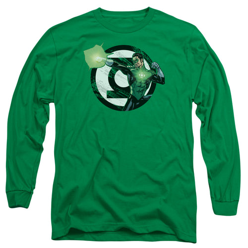 Justice League Blasting Logo Long Sleeve T-Shirt