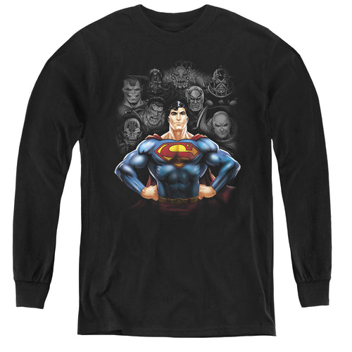 Superman Villains Youth Long Sleeve T-Shirt