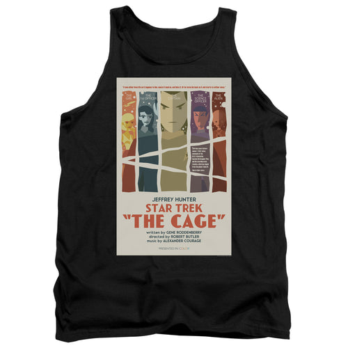 Star Trek Juan Ortiz The Cage Black Tank Top