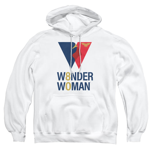 Wonder Woman WW 80th Logo Pullover Hoodie
