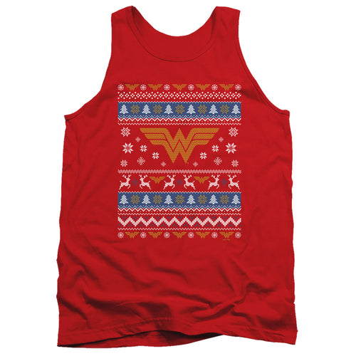 Wonder Woman Ugly Christmas Logo Tank Top