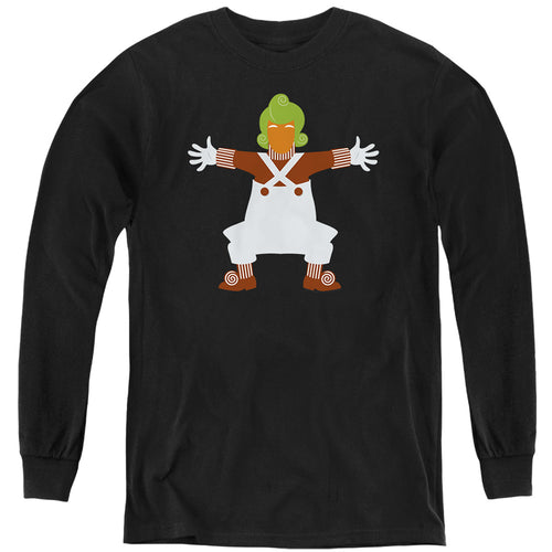 Willy Wonka & the Chocolate Factory Lone Oompa Loompa Youth Long Sleeve T-Shirt