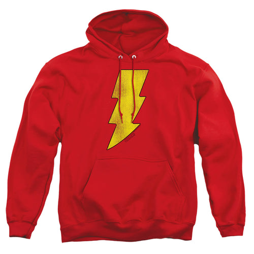 DC Comics Shazam Logo Distressed Pullover Hoodie