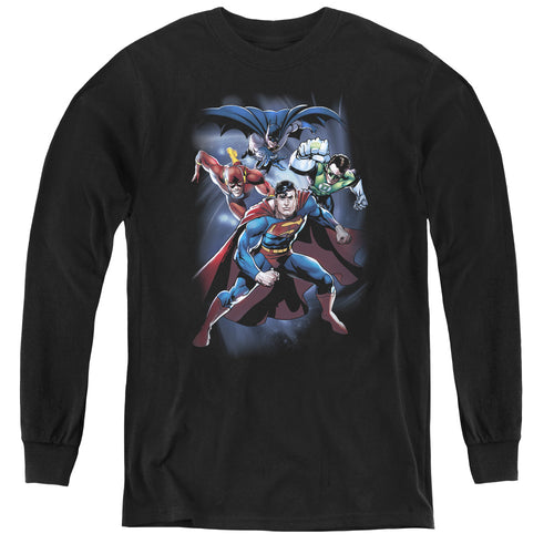 Justice League Cosmic Crew Youth Long Sleeve T-Shirt