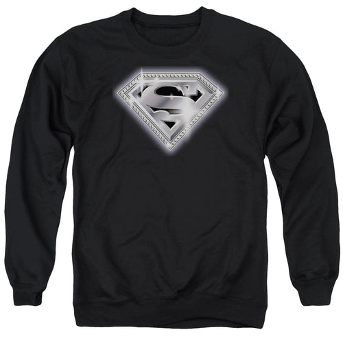 Superman Bling Shield Crewneck Sweatshirt