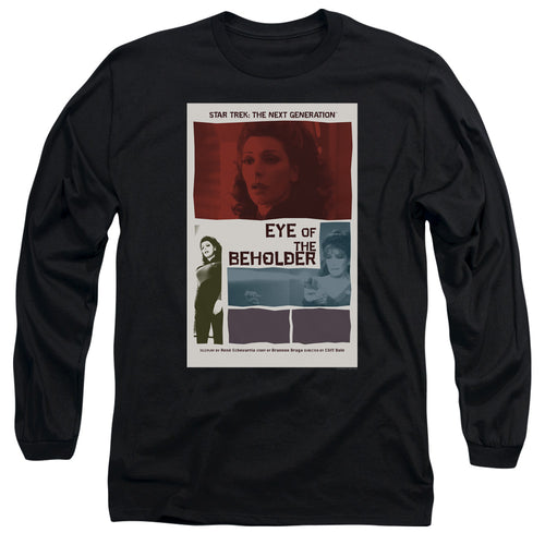 Star Trek Eye of the Beholder Black Long Sleeve T-Shirt
