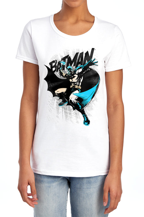 Batman Batarang Throw Womens T-Shirt