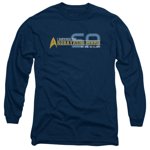 Star Trek Starfleet Academy I Survived the Kobayashi Maru Long Sleeve T-Shirt