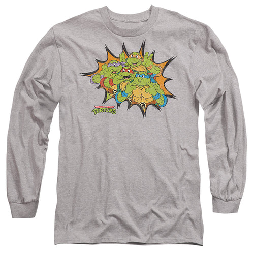Teenage Mutant Ninja Turtles Funny Face Turtles Long Sleeve T-Shirt