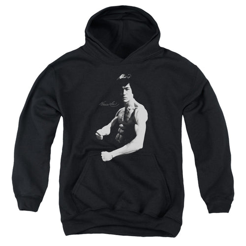 Bruce Lee Stance Youth Hoodie