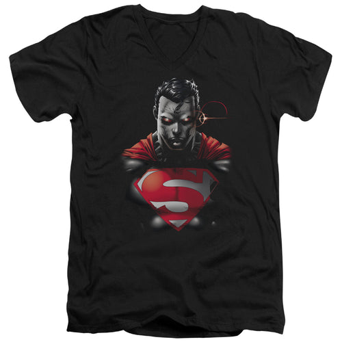 Superman Heat Vision Charged V-Neck T-Shirt