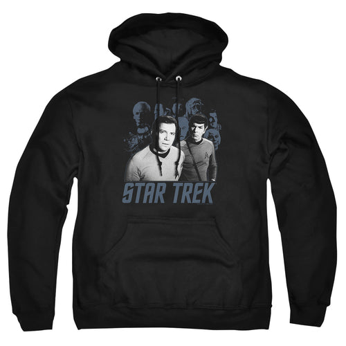 Star Trek Kirk Spock and Company Pullover Hoodie