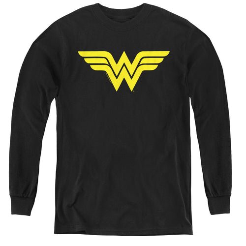 DC Comics Wonder Woman Logo Youth Long Sleeve T-Shirt