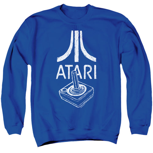 Atari Joystick Logo Royal Blue Crewneck Sweatshirt