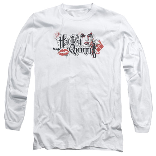 Batman Lips Long Sleeve T-Shirt