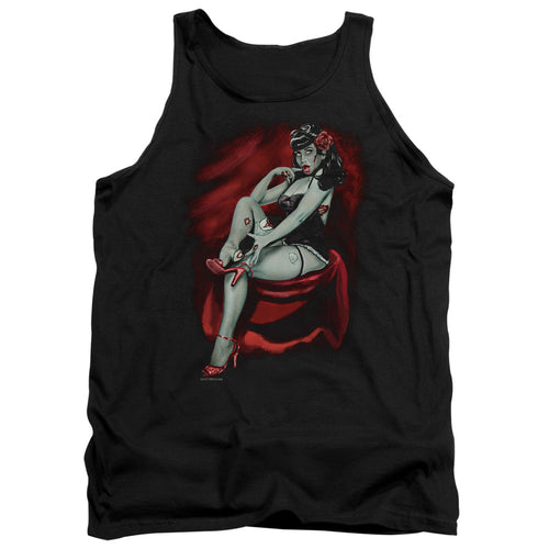 Zombie Pinup Red Tank Top