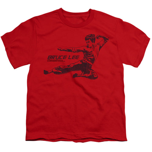 Bruce Lee Line Kick Youth/Toddler T-Shirt