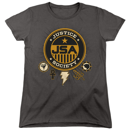 Black Adam Black Adam Justice Society Womens T-Shirt