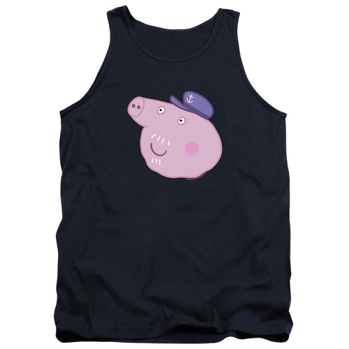 Peppa Pig Grandpa Pig Face Tank Top