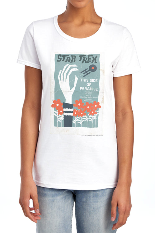 Star Trek Juan Ortiz This Side of Paradise Womens T-Shirt