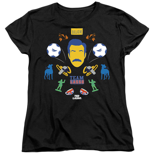 Ted Lasso Icon Collage Womens T-Shirt
