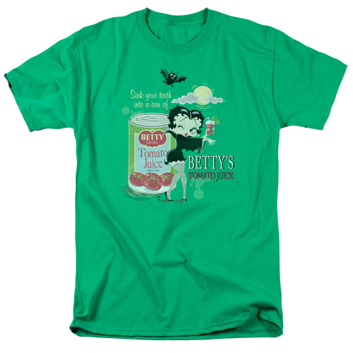 Betty Boop Vampire Tomato Juice T-Shirt