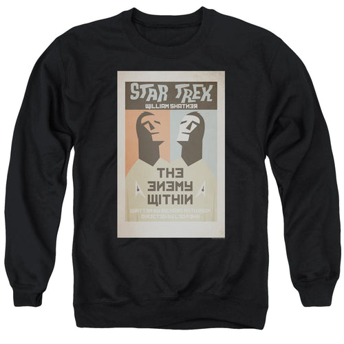 Star Trek The Enemy Within Black Crewneck Sweatshirt