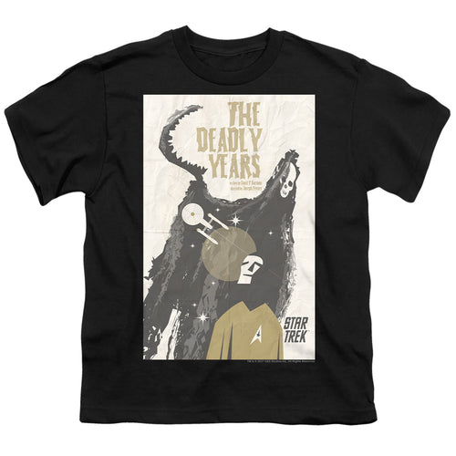 Star Trek Juan Ortiz The Deadly Years Black Youth/Toddler T-Shirt
