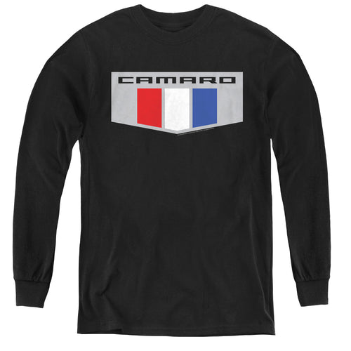 Chevy Chrome Emblem Youth Long Sleeve T-Shirt