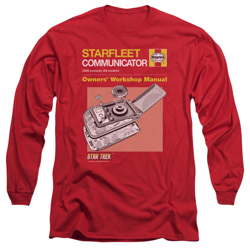 Star Trek Communicator Owners Workshop Manual Long Sleeve T-Shirt