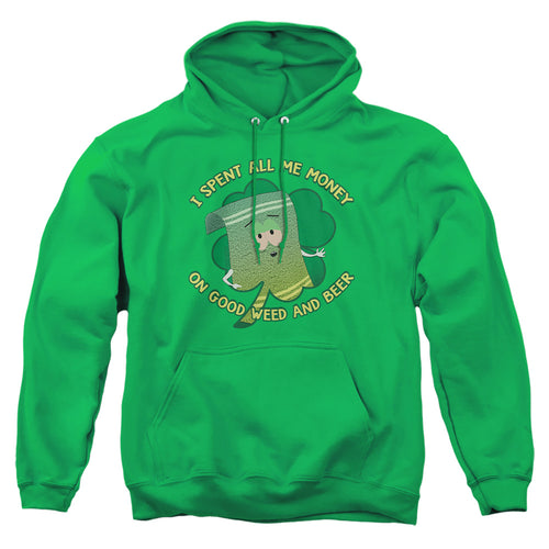 South Park St. Patrick's Day Towelie Spent Money Pullover Hoodie