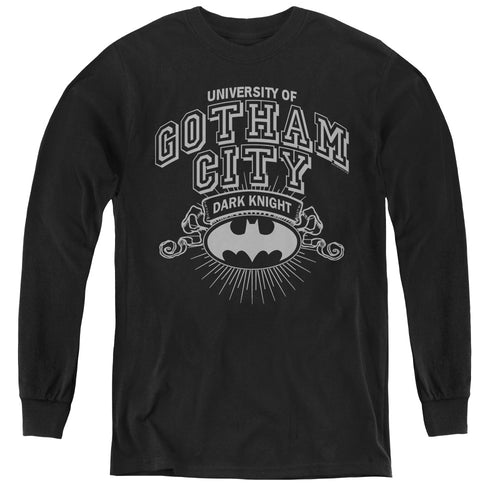 Batman University Of Gotham Youth Long Sleeve T-Shirt