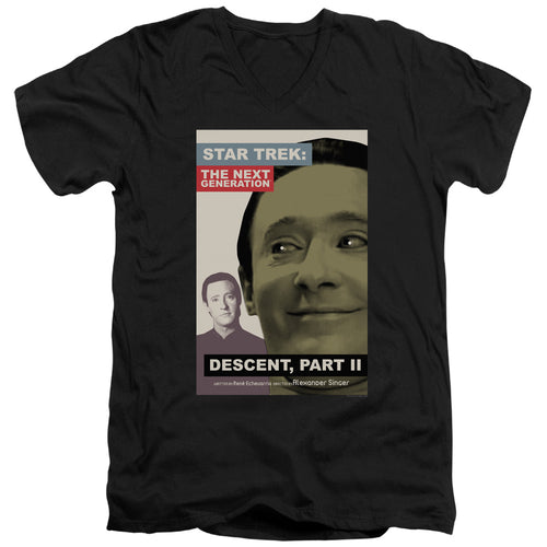 Star Trek Descent Part II Black V-Neck T-Shirt