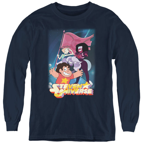 Steven Universe Crystal Gem Flag Youth Long Sleeve T-Shirt