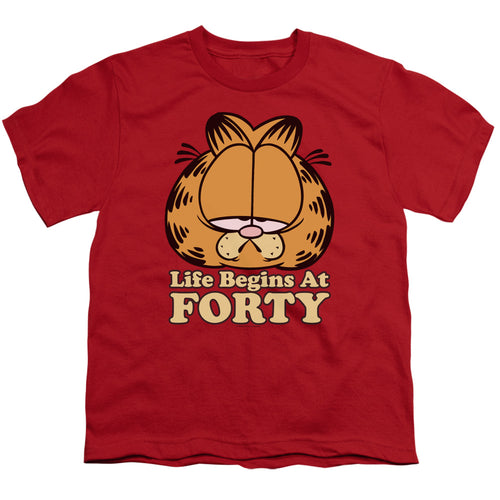 Garfield Life Begins At Forty Youth/Toddler T-Shirt