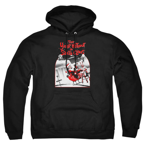 The Year Without a Santa Claus Santa Poster Pullover Hoodie