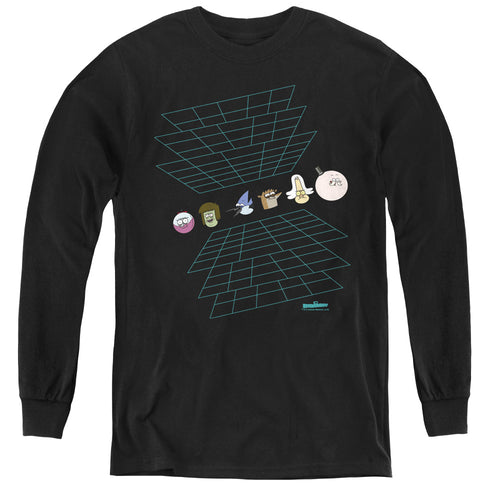 Regular Show Regular Grid Youth Long Sleeve T-Shirt