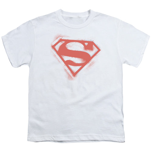 Superman Spray Paint Shield Youth/Toddler T-Shirt