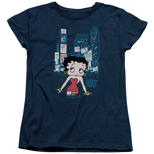 Betty Boop Square Womens T-Shirt