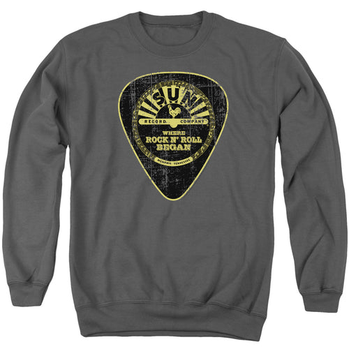 Sun Records Guitar Pick Crewneck Sweatshirt