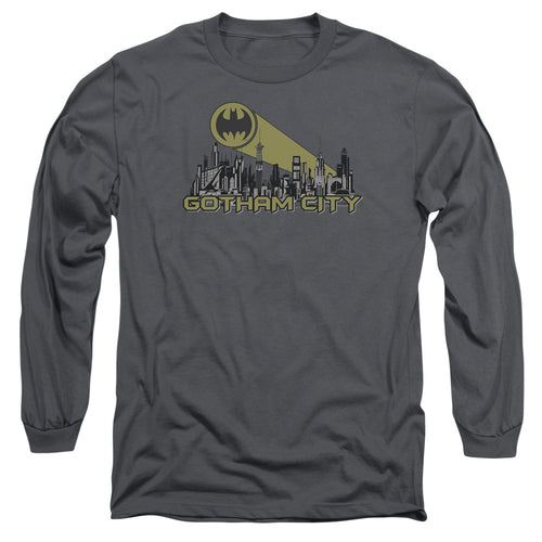 Batman Gotham Skyline Long Sleeve T-Shirt