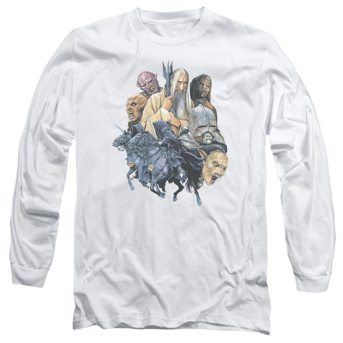 Lord of the Rings Collage Of Evil Long Sleeve T-Shirt